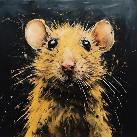 Yellow rodent.